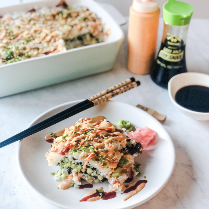 The Best Crab Sushi Bake Seasoned to Taste