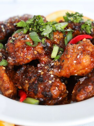 Featured image of Thai Sticky Chicken Wings.