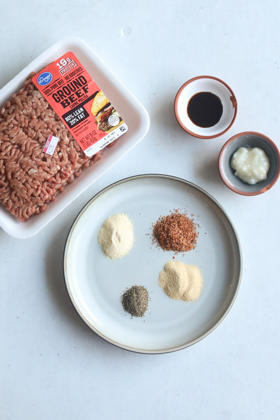 Bacon Cheeseburger Salad Ingredients for Hamburger Meat.