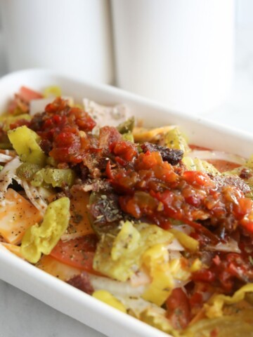 Copycat Jersey Mike's Sub in a Tub recipe.